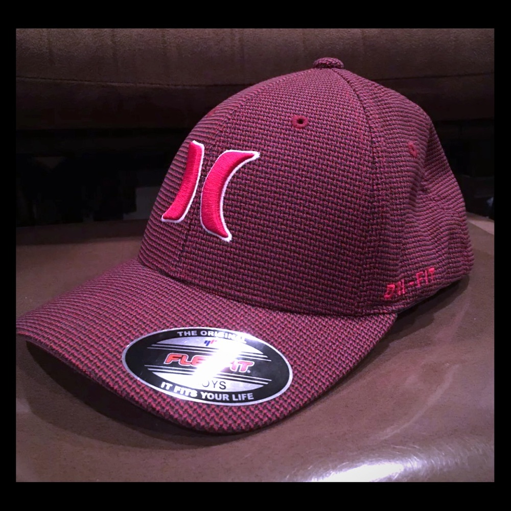Dri Flex Fit Hurley Youth Red Baseball Cap